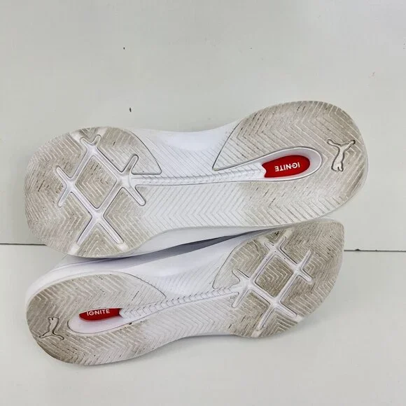 Puma Phenom Lux White Leather High Tops Womens Size 7.5 M - Picture 5 of 10